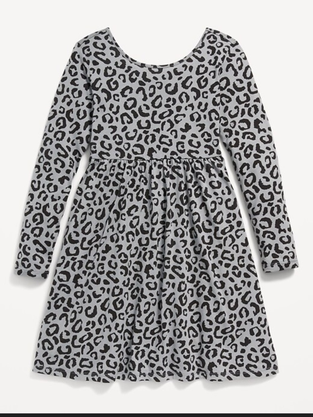 100% cotton cheetah print fit and flare dress